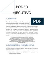 Poder Ejecutivo: funciones y organización