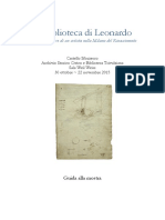 La Biblioteca Di Leonardo. Appunti e Let