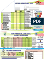 Kartu Bolak Balik Pemantauan RT Sehat Promkes Kesling Jentik Gizi