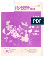 Avsenik - Album Za Harmoniko - Zvezek 36