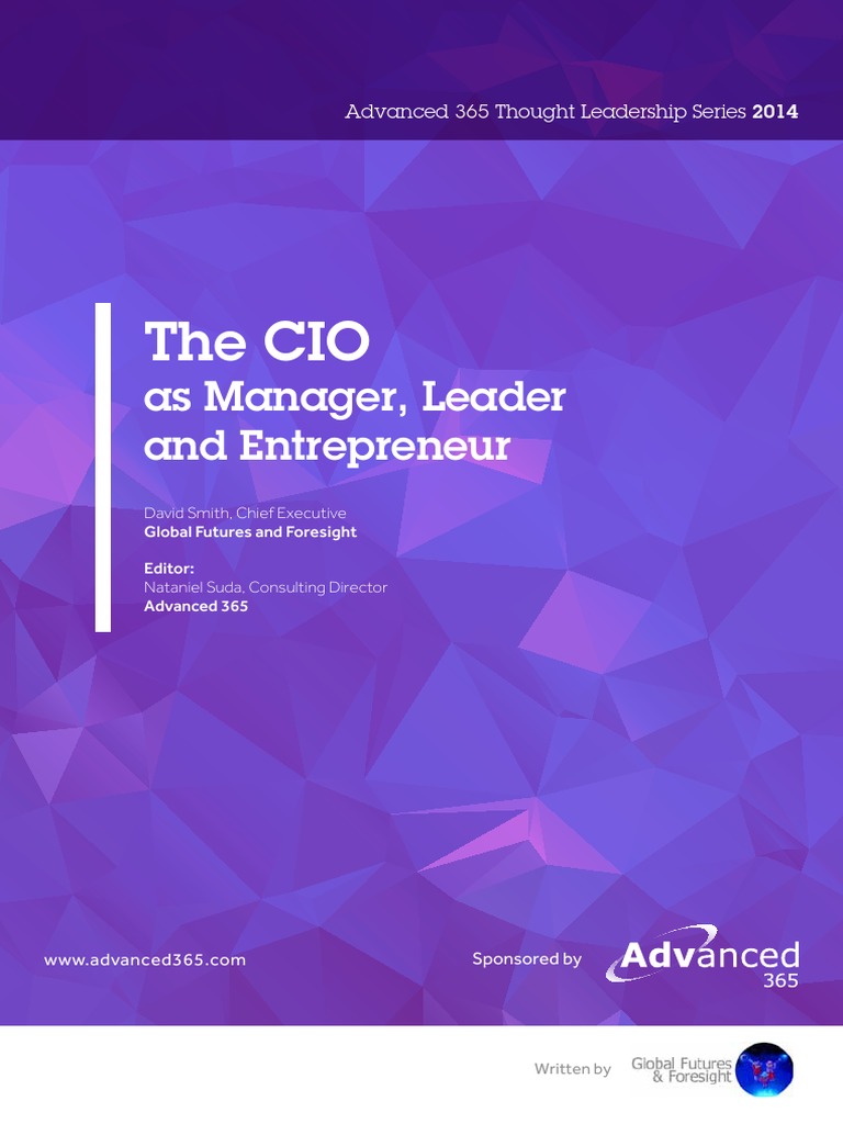 The Evolving Role of the CIO | PDF | Chief Information Officer | Leadership