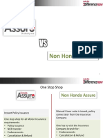 Benefit of Honda Assure and Non Honda Assure