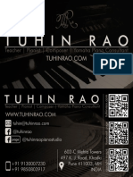 Tuhin Rao: Teacher - Pianist - Composer - Yamaha Piano Consultant
