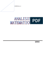 Analisis Matematico I