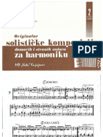 Originalne Solističke Kompozicije - Za Harmoniku - Baračkov - Sveska Br 2