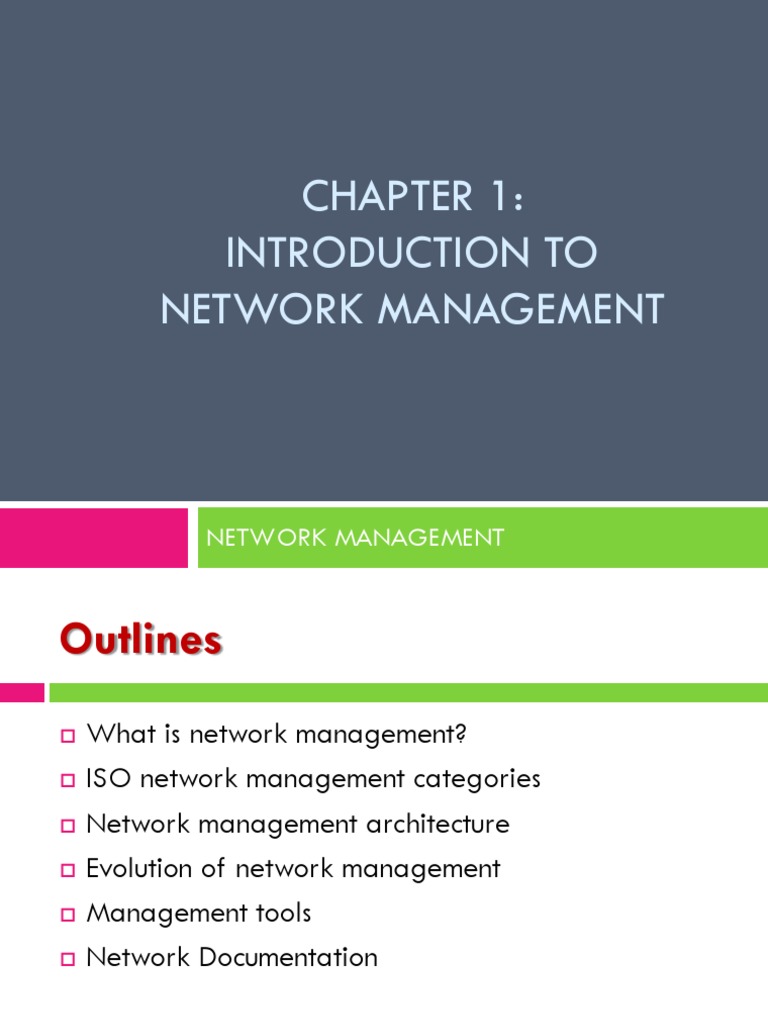 A Comprehensive Introduction to Network Management Concepts PDF Ip