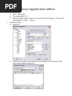 Firmware Upgrade From Redboot-console