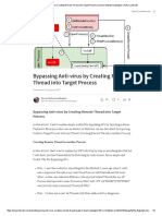 Bypassing Anti-Virus by Creating Remote Thread Into Target Process - Damon Mohammadbagher - Pulse - LinkedIn PDF