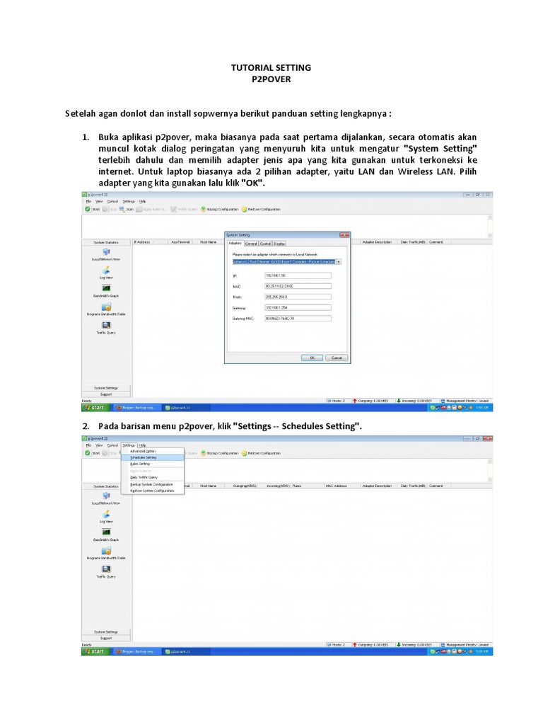 Panduan Setting P2Pover di Windows 10 | PDF
