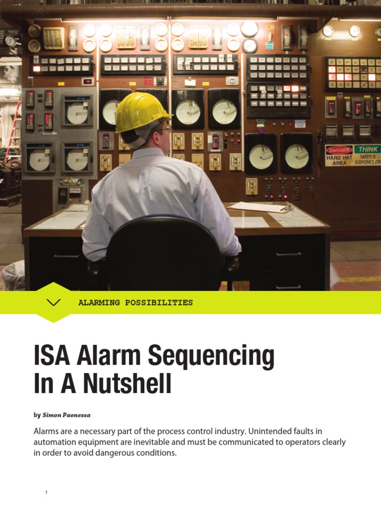 Understanding ISA Alarm Sequencing | PDF | Systems Engineering ...