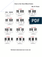 12 Minor Chord Chart PDF