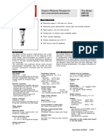 Compact Pressure Transmitter with Flush Diaphragm