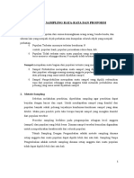 Distribusi Sampling Rata-Rata Dan Propor