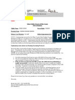 standard 4 artifact hearing letter