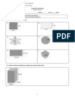Evaluación Área y Volumen