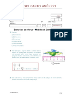 Medidas de Comprimento e Tempo