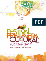 Programa Primavera Cultural Yucatan 2017