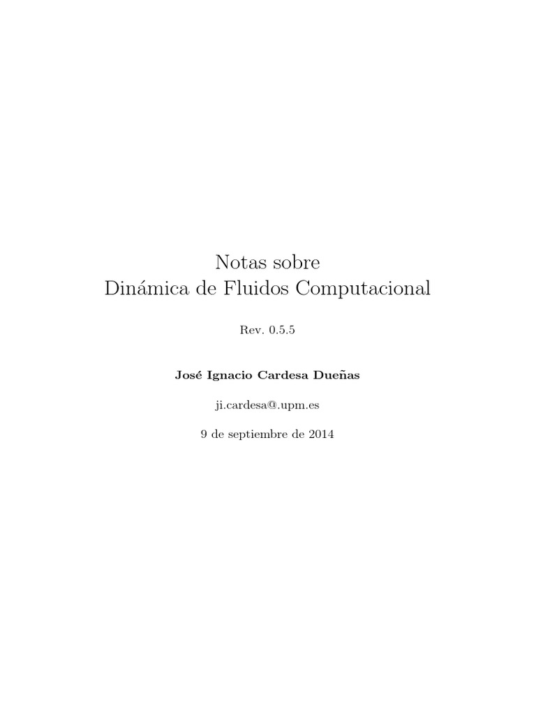 Notas CFD PDF | PDF | Caché (Computación) | Unidad Central de procesamiento