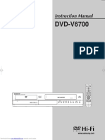 Video Recorder DVD Player Combo Dvdv6700