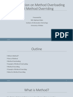 Method Overloading vs Overriding Presentation
