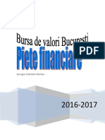 Bursa de Valori București Piete Financiare