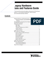 NI Serial Legacy Hardware Specifications