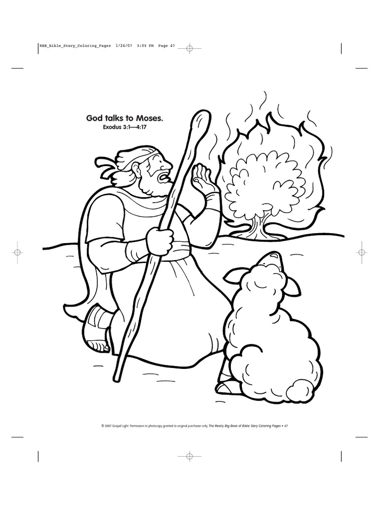 Activity 19-God Talks to Moses | Moses | Book Of Exodus