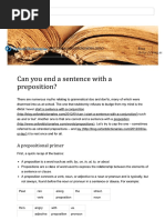 Preposição No Final de Frase 1