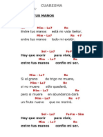 Entre Tus Manos Ofertorio Cuaresma PDF