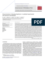 Qu Et Al. - 2011 - Characterization of Plunging Liquid Jets A Combined Experimental and Numerical Investigation PDF