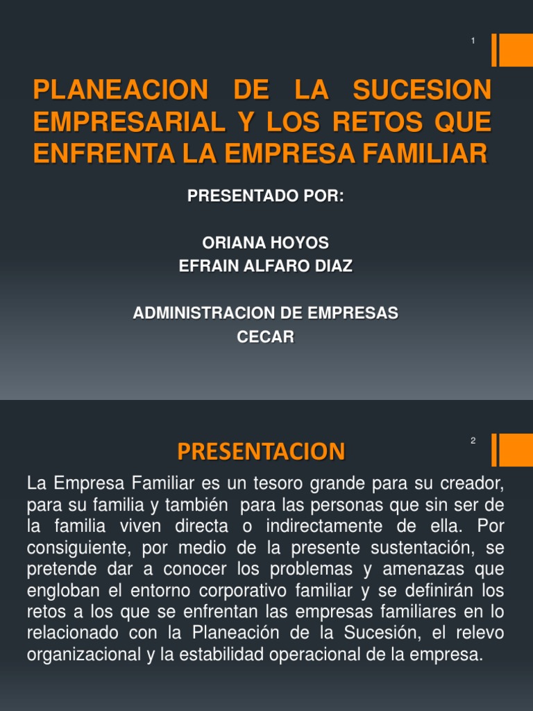 Retos en la Sucesión de Empresas Familiares | PDF | Toma de decisiones ...