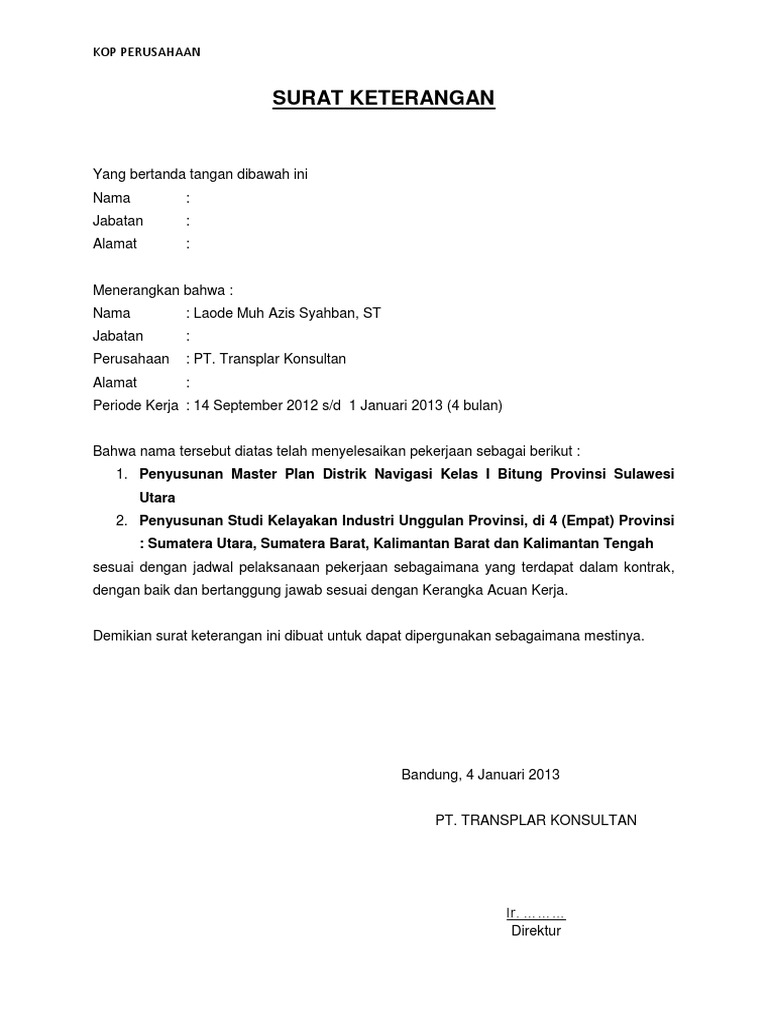 Download 93+ Contoh Surat Surat Referensi Kerja Terbaik Dan Terbaru