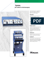 Valleylab Gas Delivery Argon System II Technical Specifications