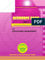 Resource Book On Educational Management - Part 1 Sample