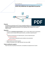 2.2.4.10 Packet Tracer - Troubleshooting Switch Port Security Instructions