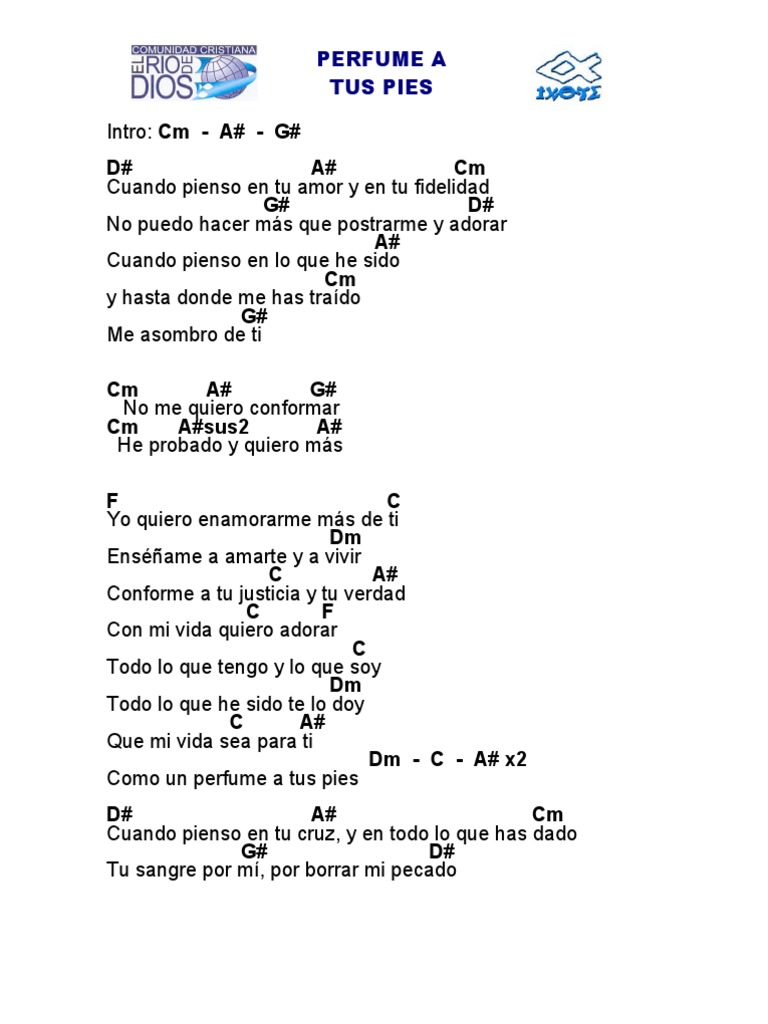 Como Un Perfume A Tus Pies Letra