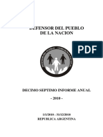Defensor del Pueblo presenta informe anual 2010