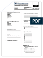 Examen Mensual de Geografía