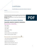 Raccourcis clavier de Windows.pdf