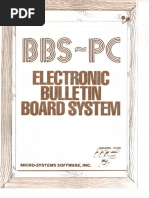 BBS-PC Electronic Bulletin Board System V4.03