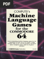 Compute S Machine Language Games For The Commodore 64 PDF