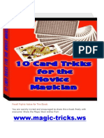 Resell Rights Notice for Magic Tricks Ebook