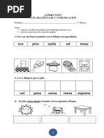 Oraciones con M, P, L y S para Niños | PDF