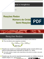 Reações Redox e Número de Oxidação