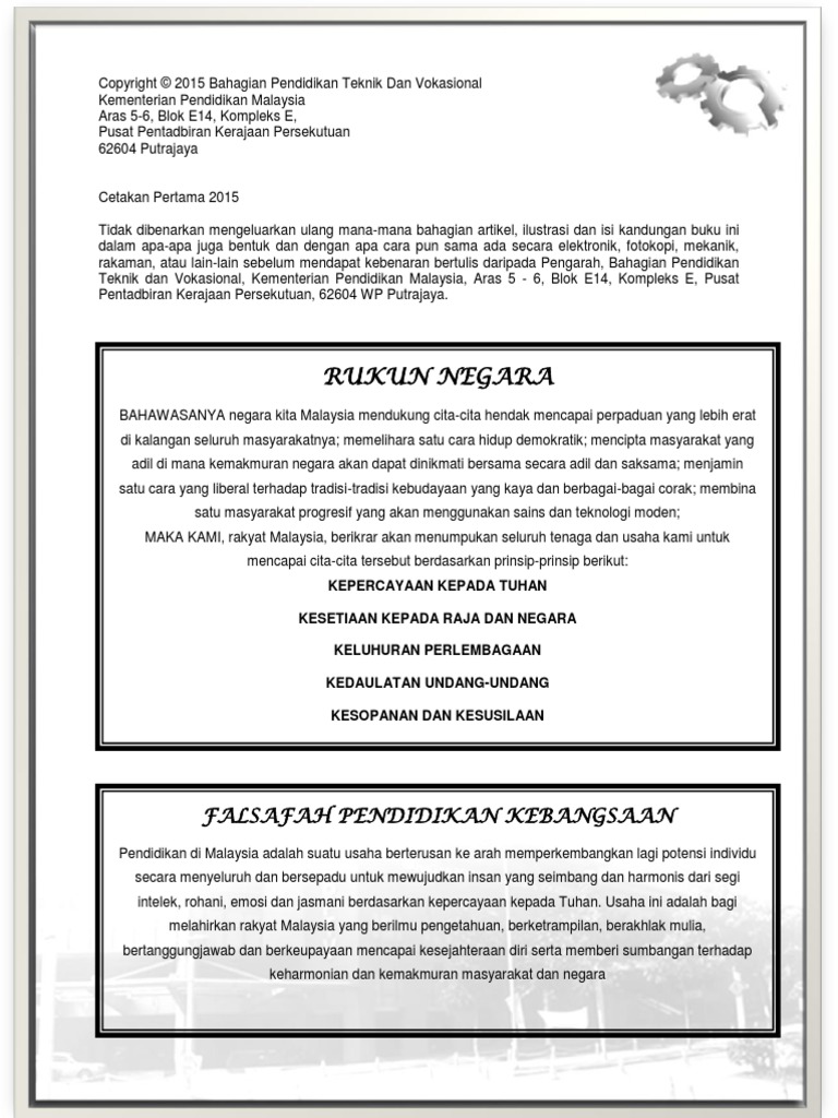 Buku Garis Panduan Pvma, KEMENTERIAN PENDIDIKAN MALAYSIA