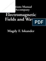 Electromagnetik Fields and Waves Iskander Solution Manual PDF