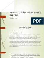 Perilaku Pemimpin Yang Efektif