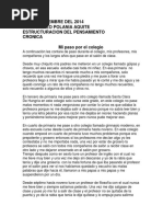 Mi Paso Por El Colegio