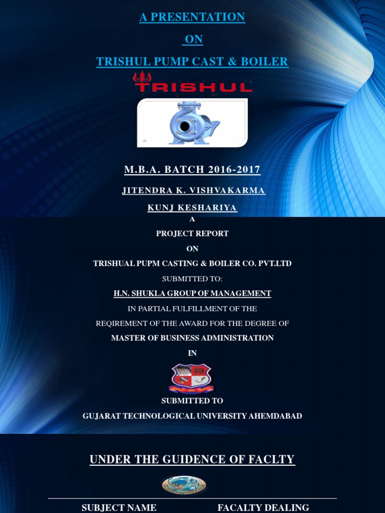 A Presentation | PDF | Information Technology Management | Master Of ...