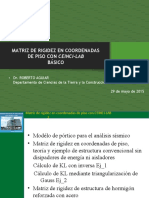 Rigidez en Coordenadas de Piso Básico Con CEINCI-LAB